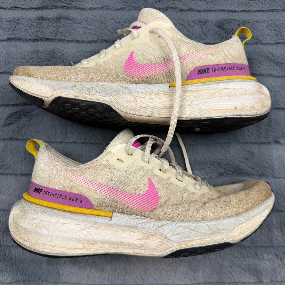 Nike ZoomX Invincible Run Flyknit 3 Sail Pink Blast DR2660-101 Womens 11